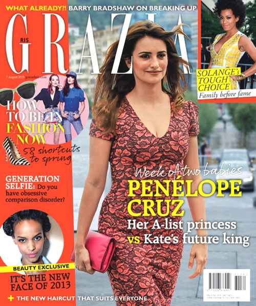 Grazia Magazine (7 августа, Южная Африка)
