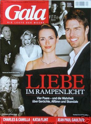 Gala Magazine (апрель, Германия)
