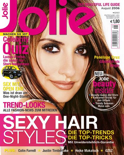  Jolie Magazine (август, Германия)
