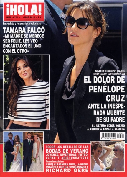 ¡Hola! Magazine (июнь, Испания)

