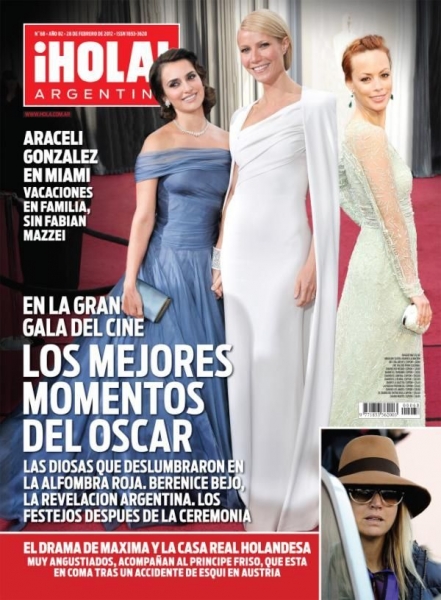 Hola! Magazine (28 февраля, Аргентина)
