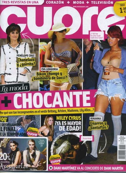 Cuore Magazine (1 декабря, Испания)

