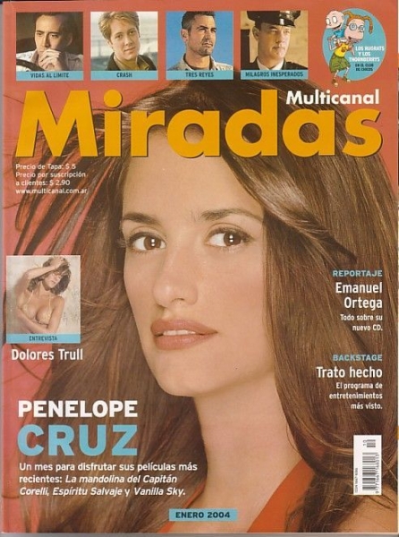 Miradas Magazine (январь, Аргентина)
