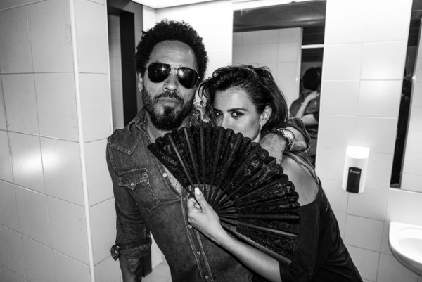 Penelope and Lenny Kravitz 
July 20, 2015
Madrid, Spain
