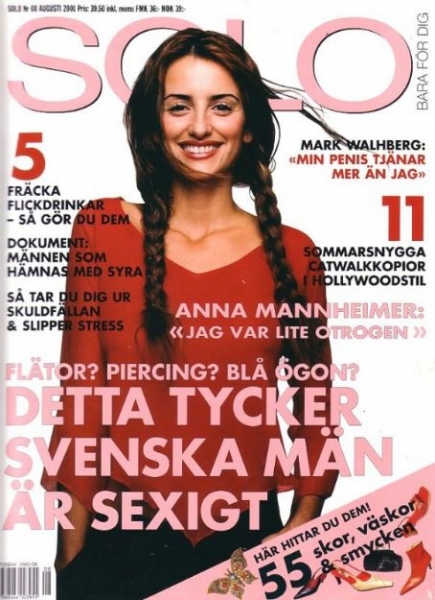 Solo Magazine (август, Швеция)

