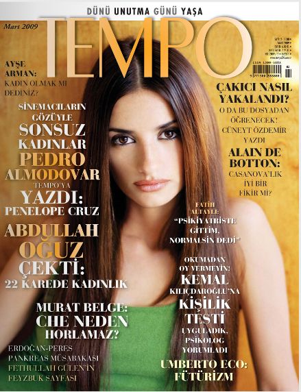 Tempo Magazine (март, Турция)
